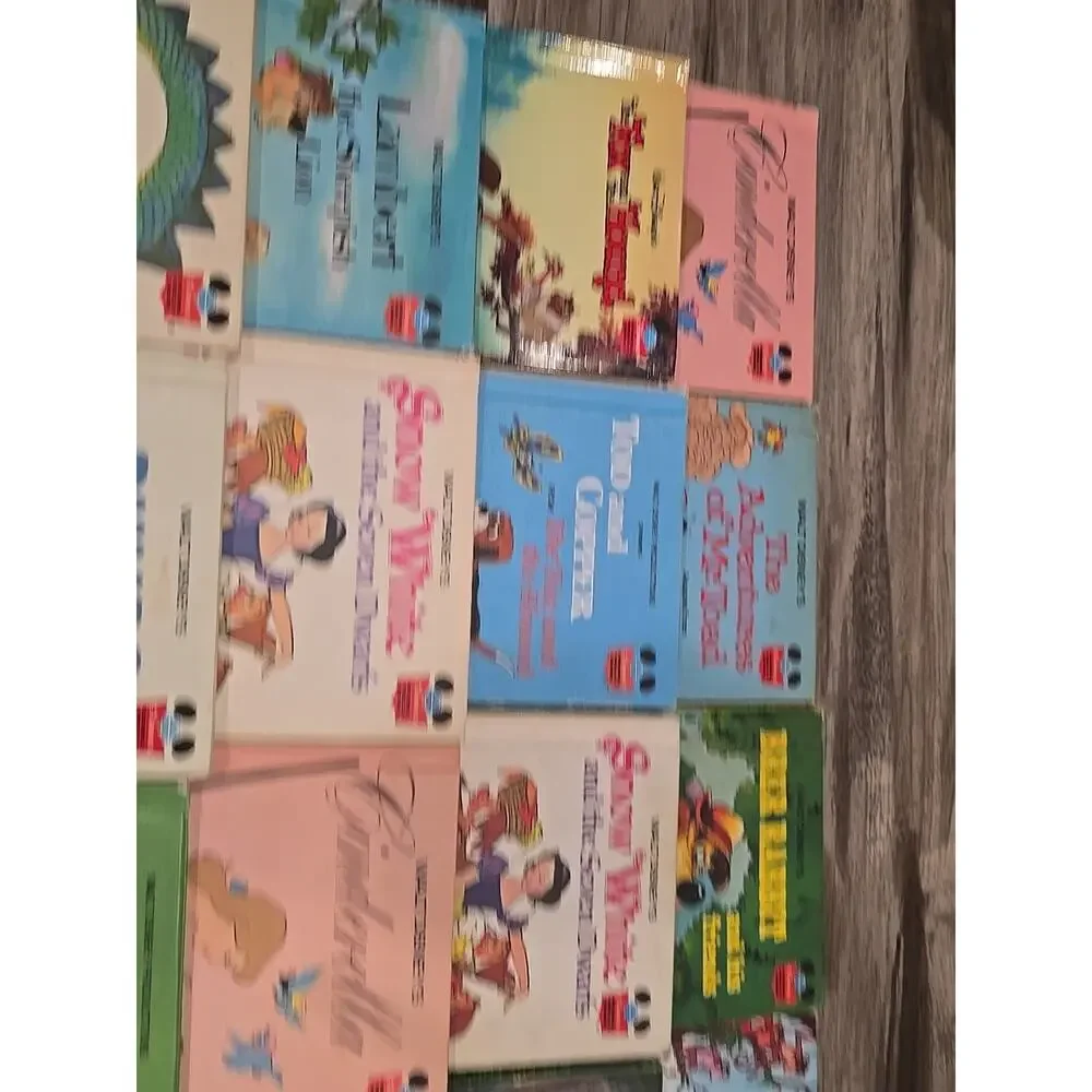 Walt Disney 1980s Bantam Books Collection Of 13 Hardcover Bambi Snow White + B5